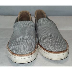 UGG Sammy Womens Slate Gray Knit Slip On Shoe Sneakers Comfort Flats Size 8